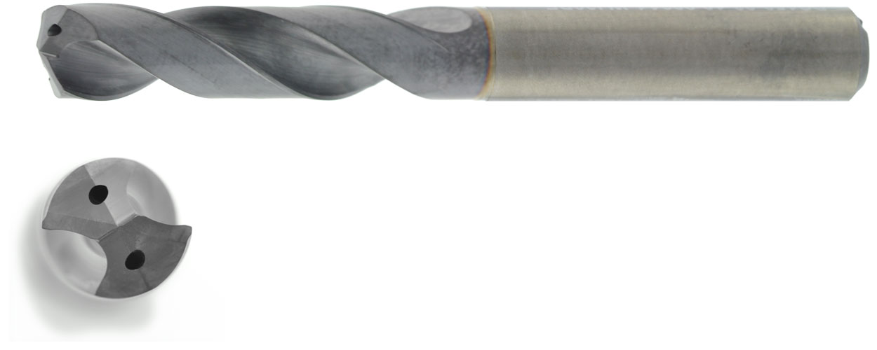 VHM HPC Bohrer 3xD mit IK Ø 10,8 mm, TiAlN besch.