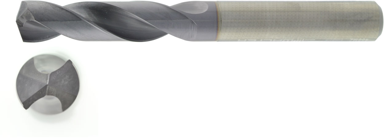 VHM HPC Bohrer 3xD ohne IK Ø 10,4 mm, TiAlN besch.