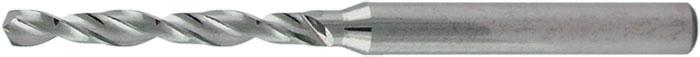 VHM Micro Bohrer 8xD ohne IK Ø 0,72 mm