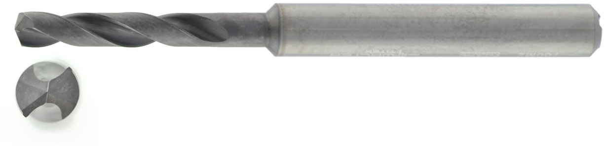 VHM HPC Bohrer 3xD ohne IK Ø 4,7 mm, TiAlN besch.
