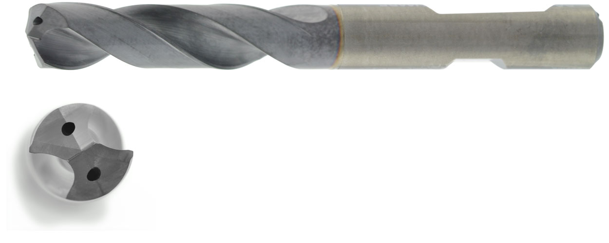 VHM HPC Bohrer 3xD mit IK Ø 10 mm, TiAlN besch.