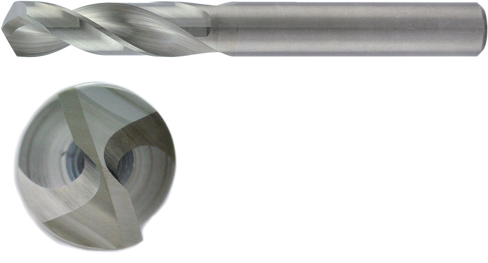 VHM Spiralbohrer ohne IK Ø 2,7 mm