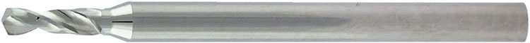 VHM Micro Bohrer 3xD Ø 0,45 mm, Typ MC100-03