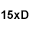 15xD